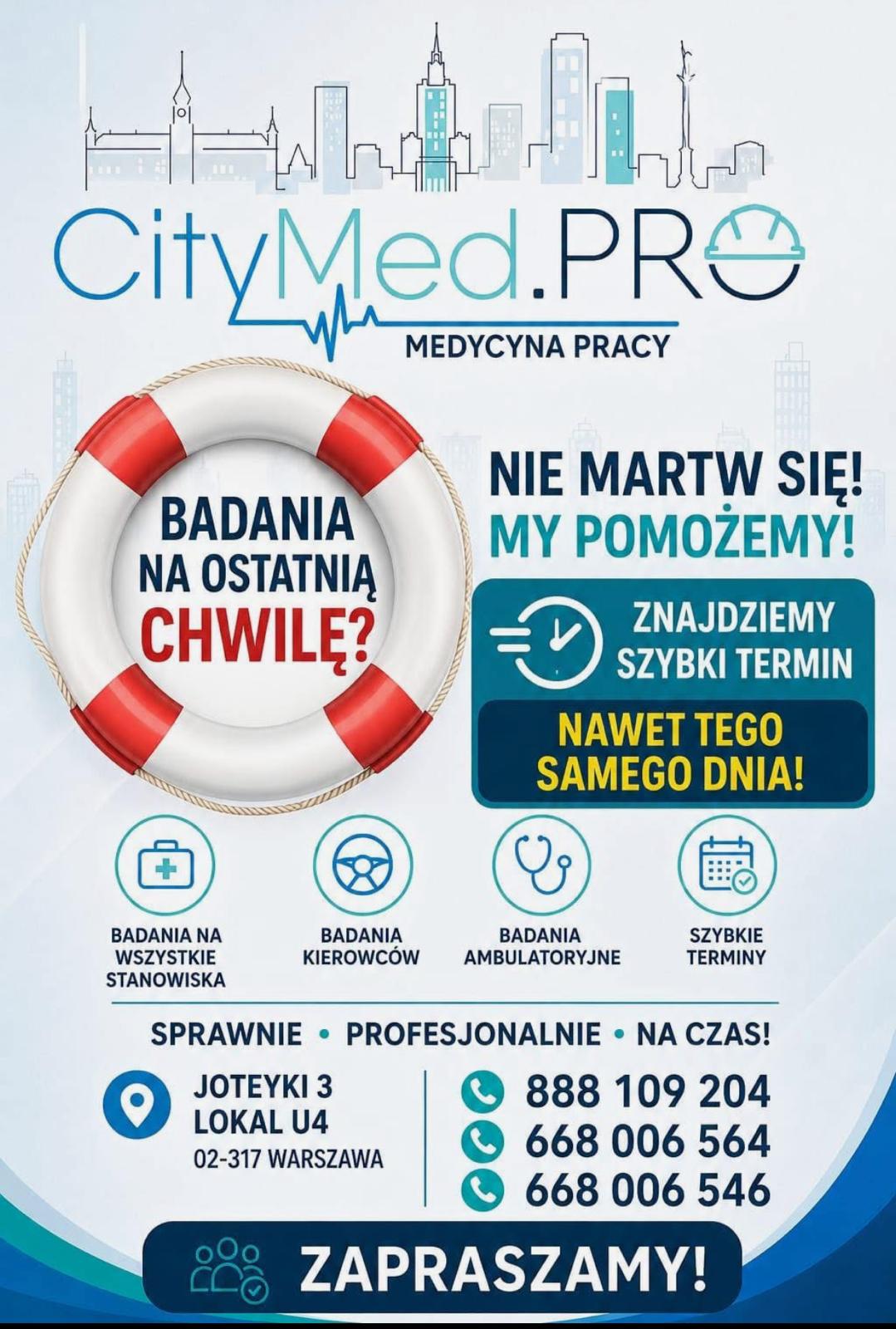 Grafika 4 - badania na ostatnią chwilę